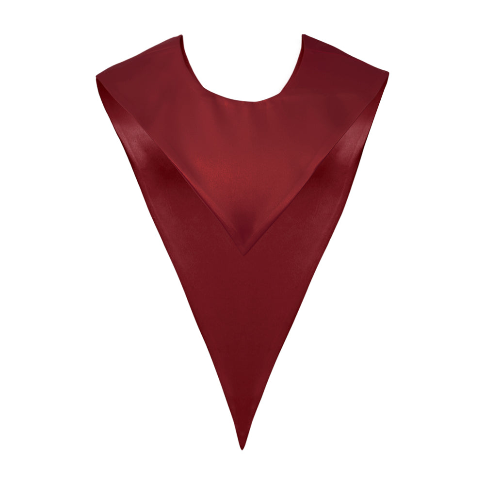 Maroon Premium Choir V-Stole