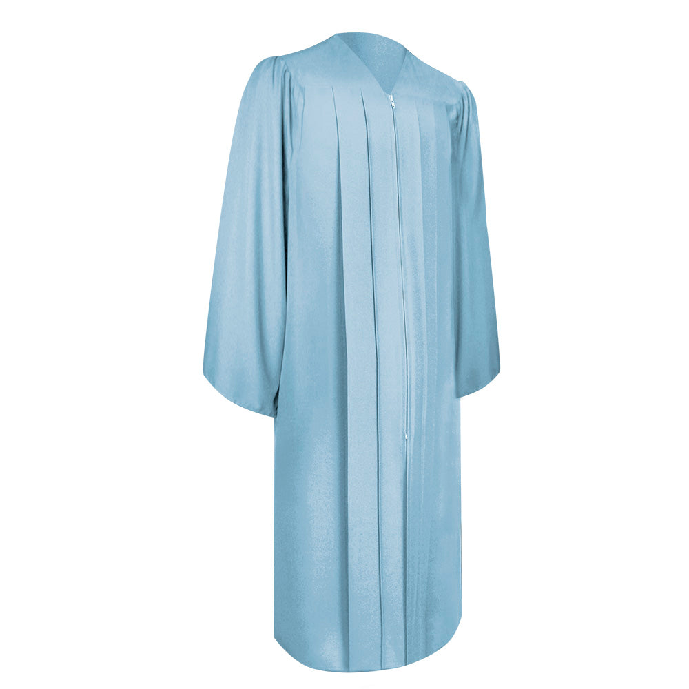 Light Blue Matte Choir Robe