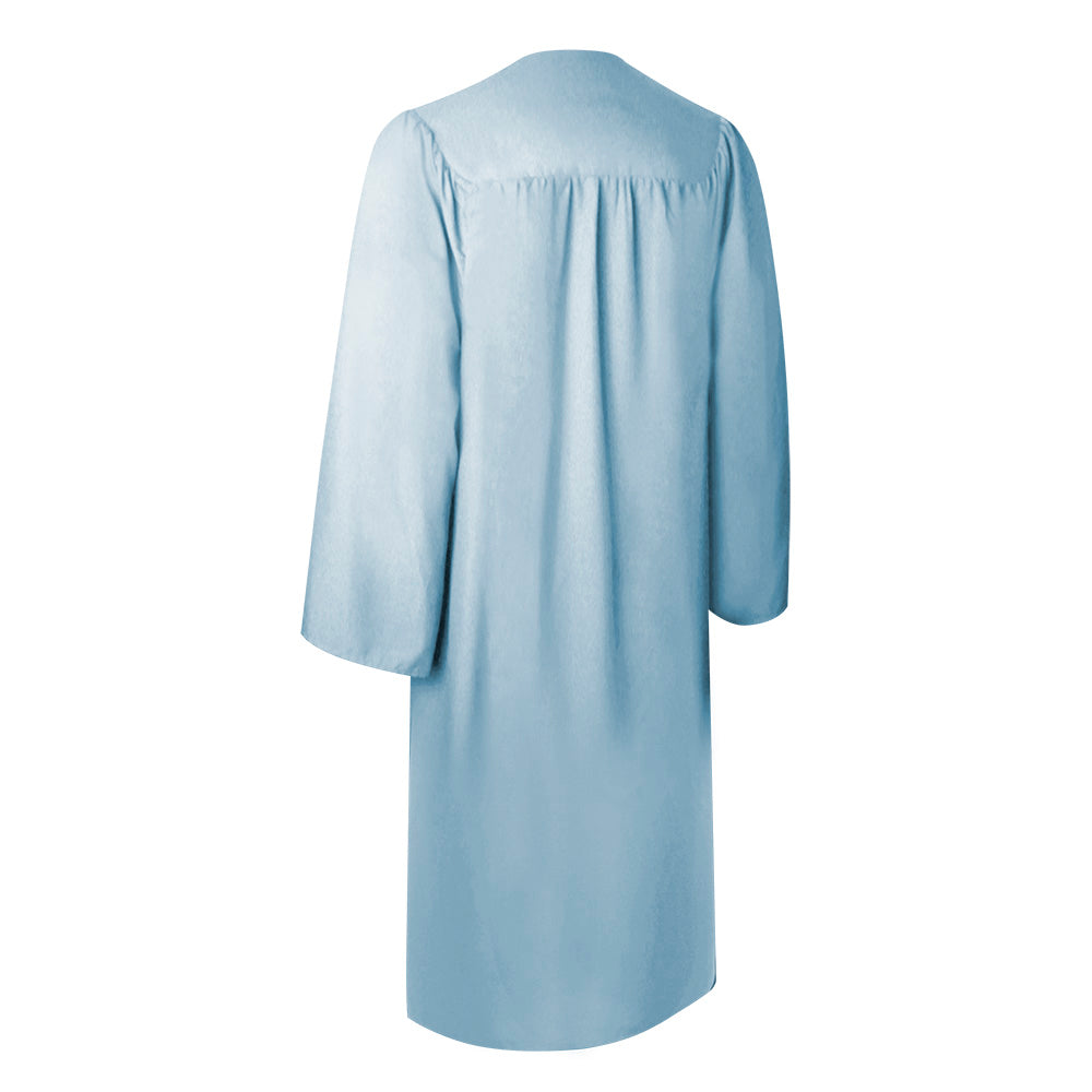 Light Blue Matte Choir Robe