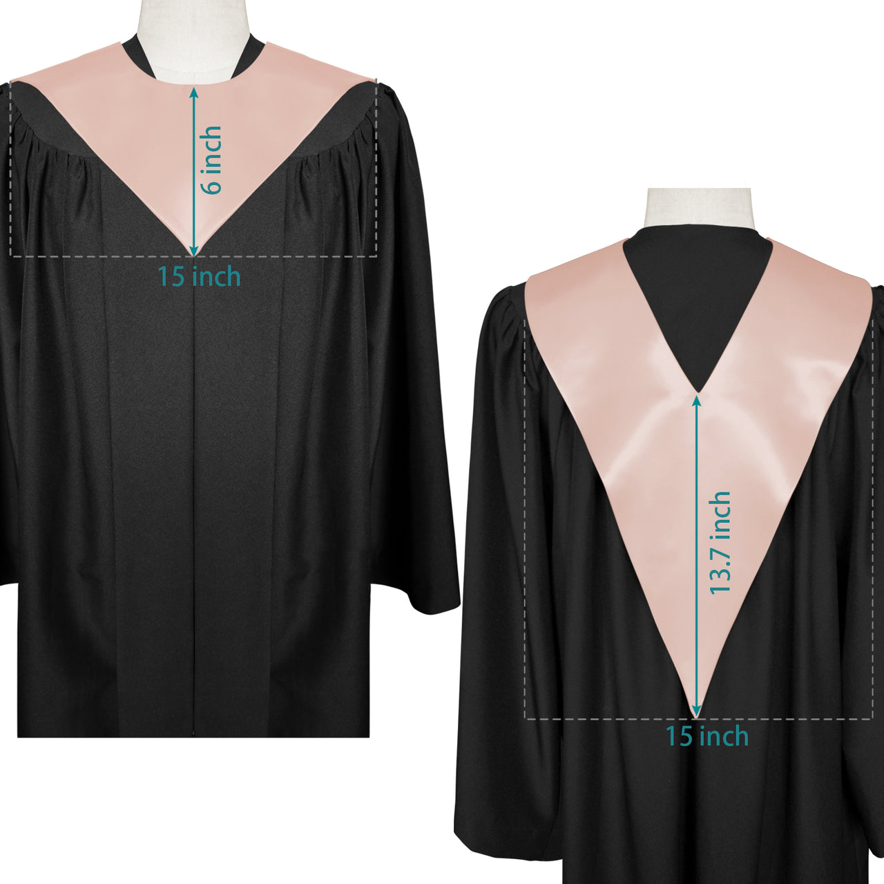 Pink Premium Choir V-Stole