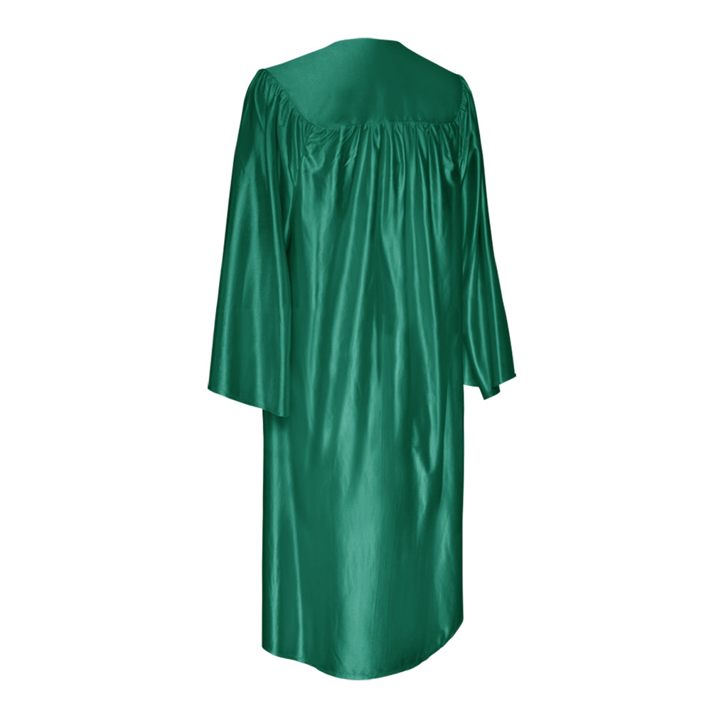 Emerald Green Shiny Choir Robe