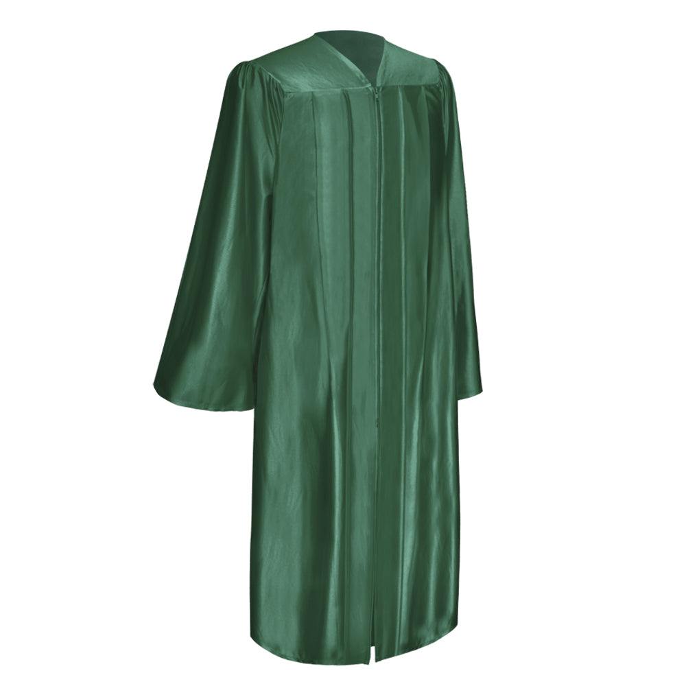 Hunter Green Shiny Choir Robe
