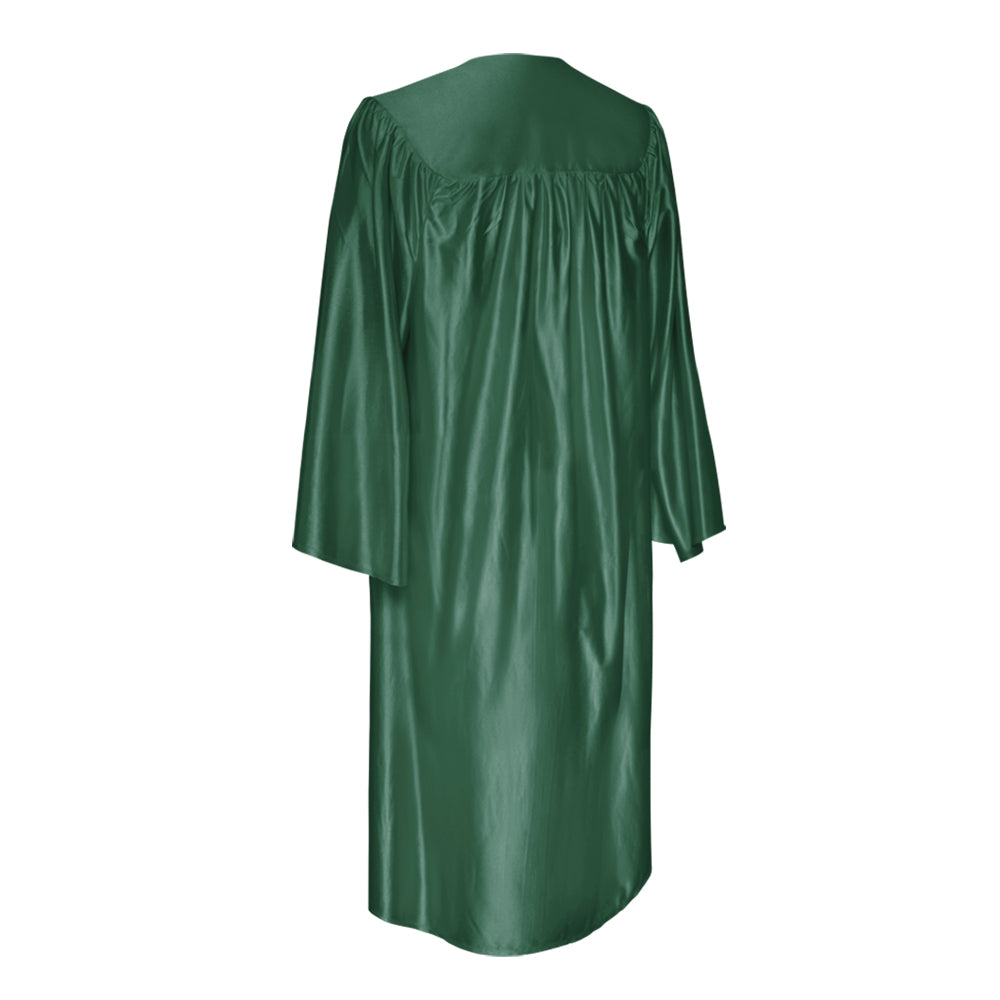 Hunter Green Shiny Choir Robe