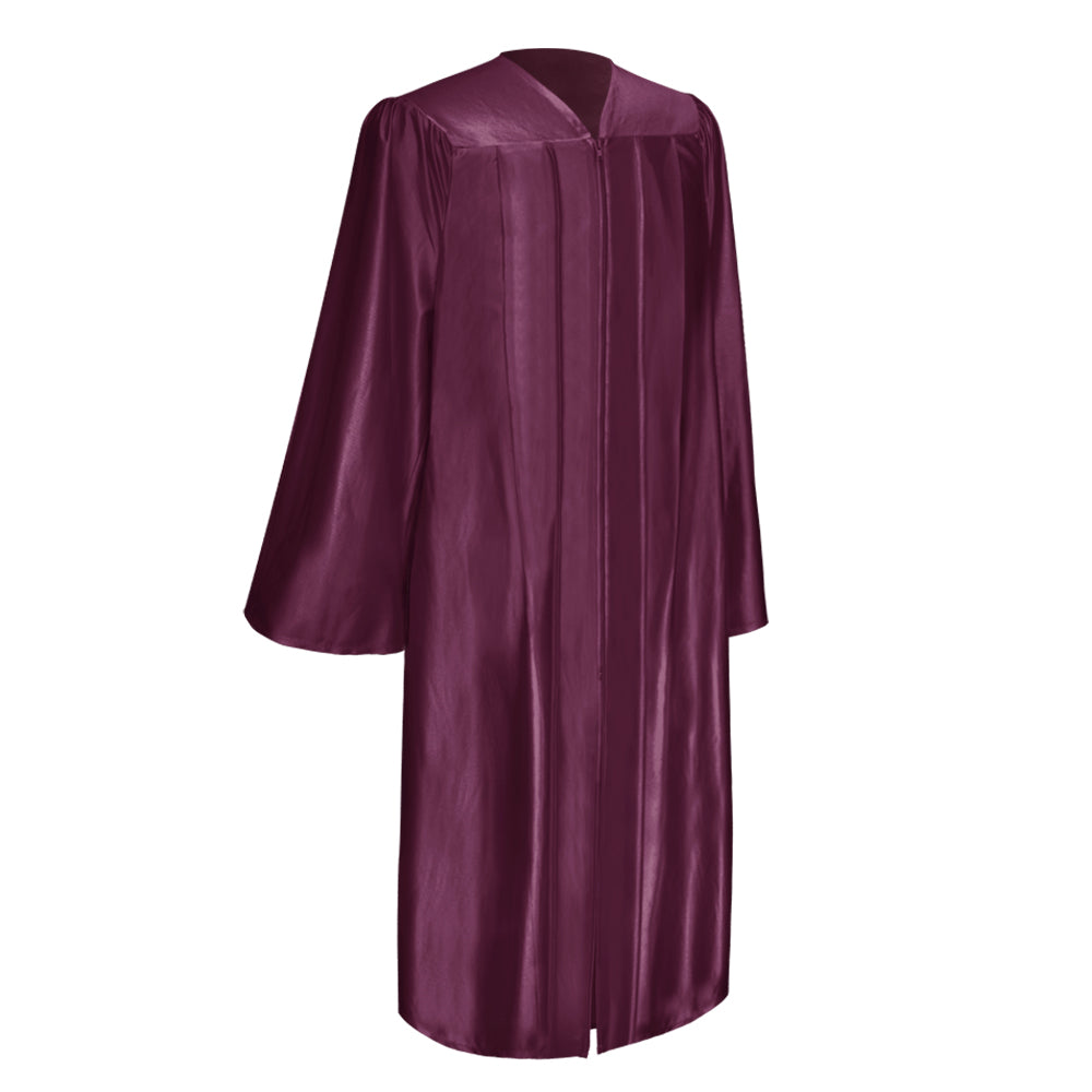 Maroon Shiny Choir Robe