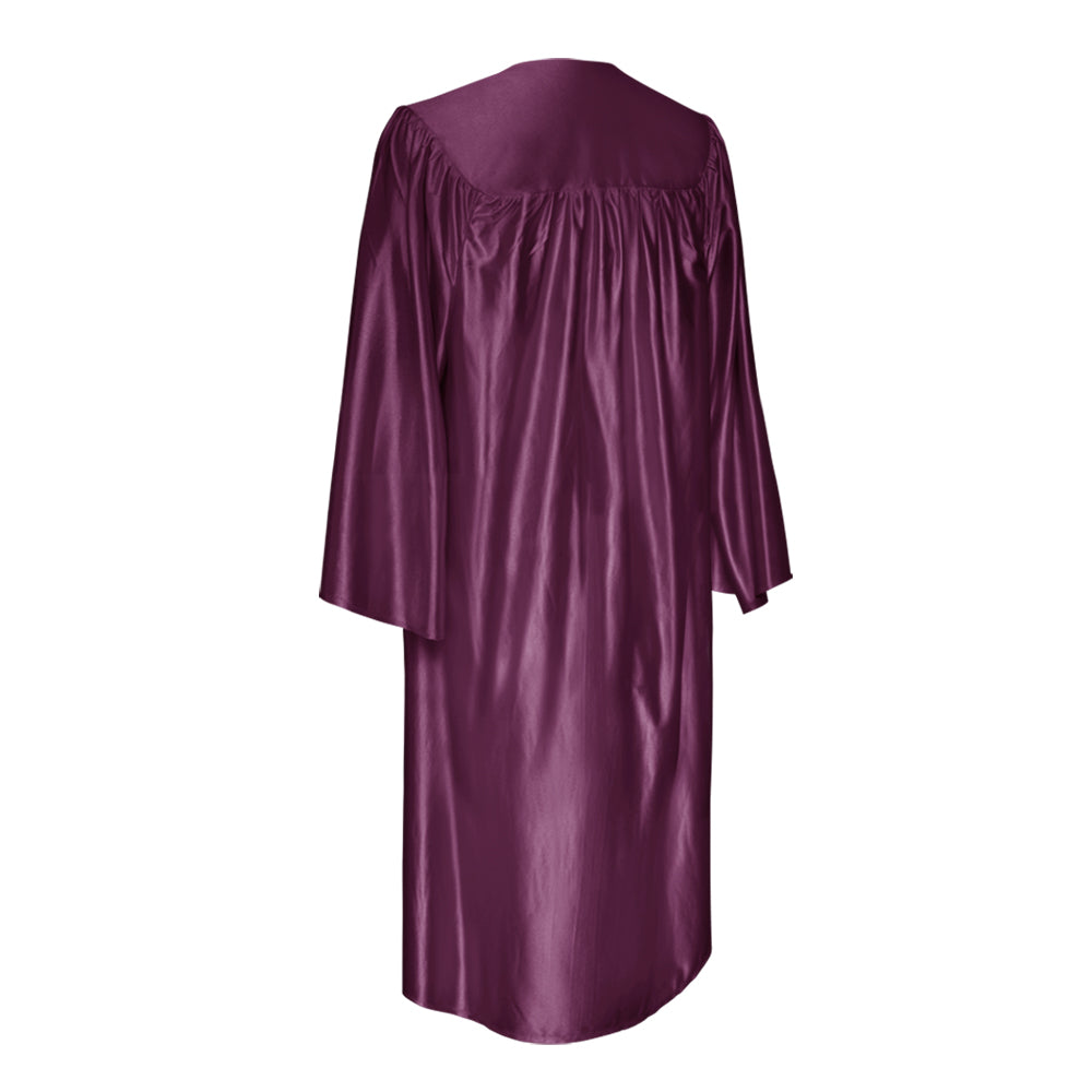 Maroon Shiny Choir Robe