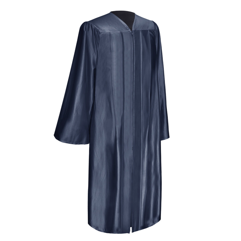 Navy Blue Shiny Choir Robe