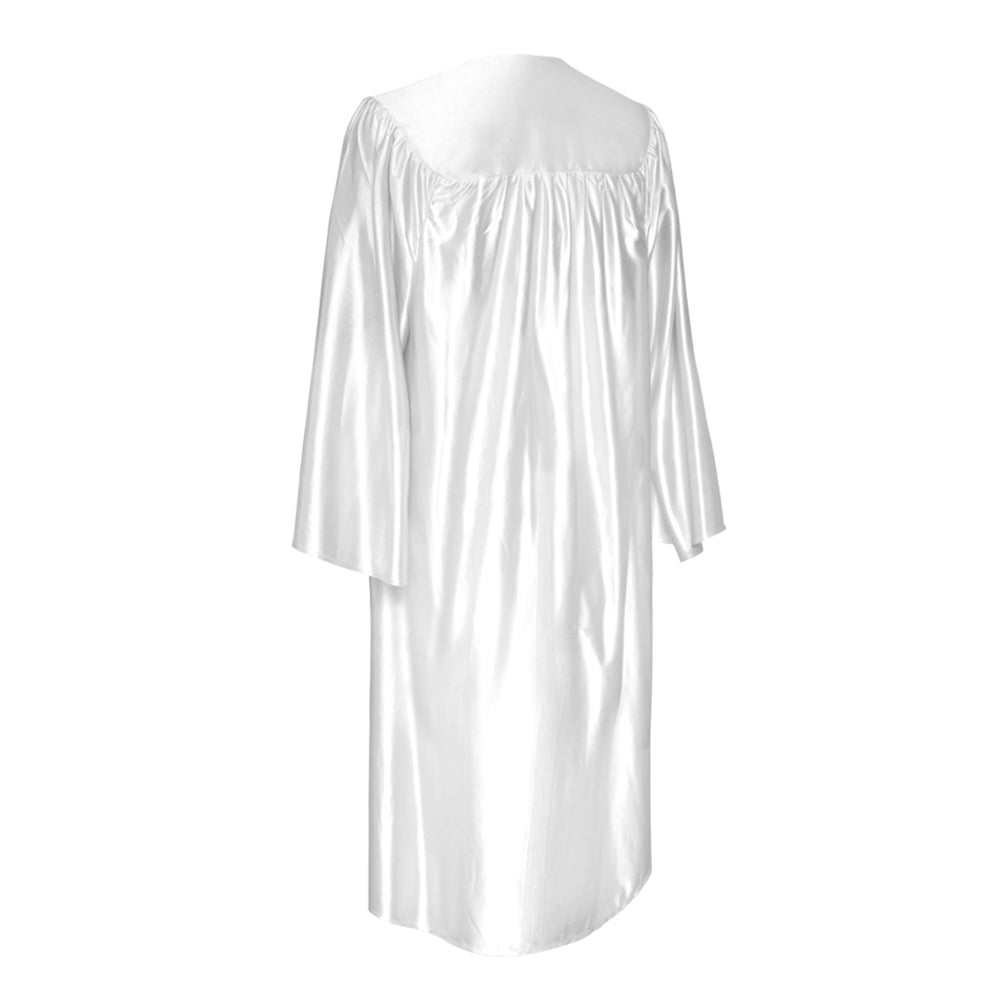 White Shiny Choir Robe